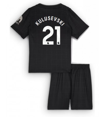 Tottenham Hotspur Dejan Kulusevski #21 Replika Bortatröja Barn 2025-26 Kortärmad (+ Korta byxor) Tottenham Hotspur Dejan Kulusevski #21 Replika Bortatröja Barn 2025-26 Kortärmad (+ Korta byxor)